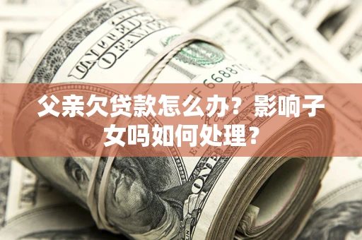 武汉父亲欠贷款怎么办？影响子女吗如何处理？