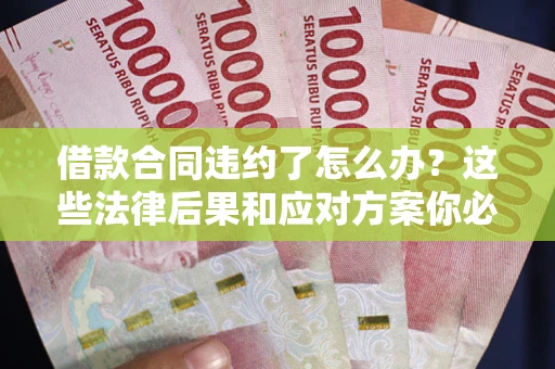武汉借款合同违约了怎么办？这些法律后果和应对方案你必须知道