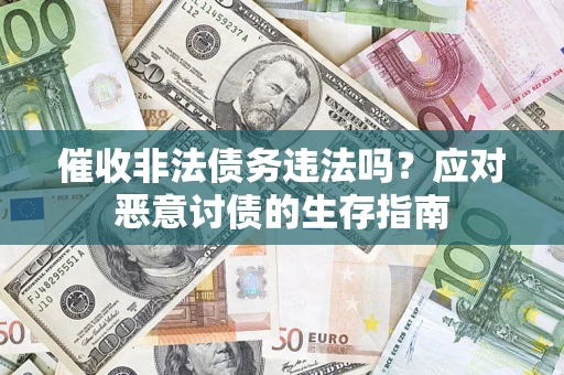 武汉催收非法债务违法吗？应对恶意讨债的生存指南