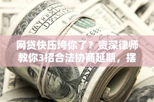 武汉网贷快压垮你了？资深律师教你3招合法协商延期，摆脱暴力催收！