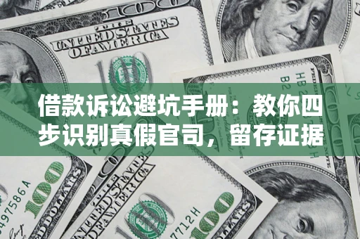 武汉借款诉讼避坑手册：教你四步识别真假官司，留存证据不踩雷