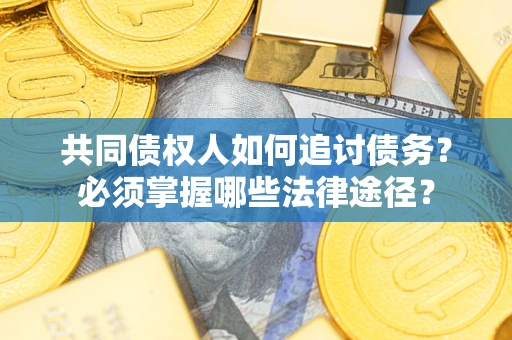 武汉共同债权人如何追讨债务？必须掌握哪些法律途径？