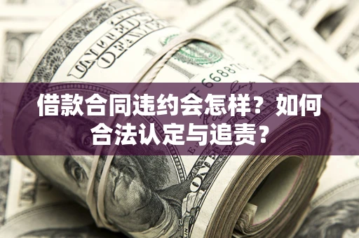 武汉借款合同违约会怎样？如何合法认定与追责？