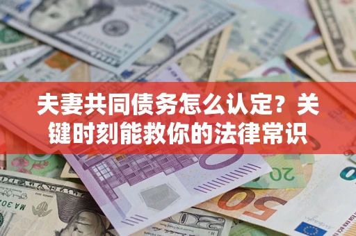武汉夫妻共同债务怎么认定？关键时刻能救你的法律常识