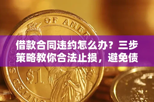 武汉借款合同违约怎么办？三步策略教你合法止损，避免债务危机升级