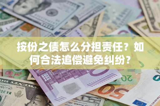 武汉按份之债怎么分担责任？如何合法追偿避免纠纷？